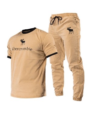 ست تیشرت و شلوار اسپرت Abercrombie & Fitch مدل 38012